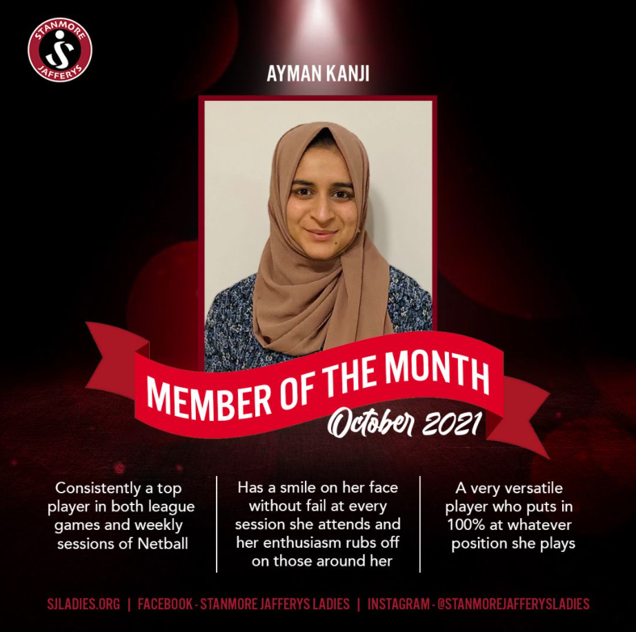 Member of the Month – October 2021