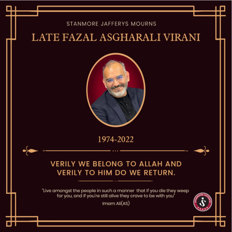 A Tribute to Marhum Fazal Asgherali Virani
