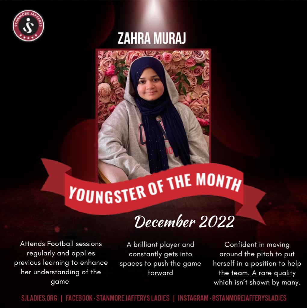 Youngster of the Month – December 2022